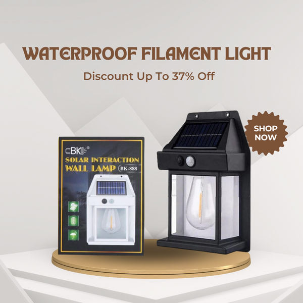 AgonX™ Solar Tungsten Filament Lamp Outdoor Waterproof