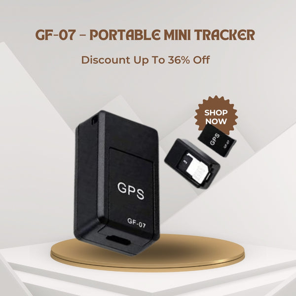 AgonX™ GPS Tracker GF-07 – Portable Mini Hidden Real Time GPS Tracking